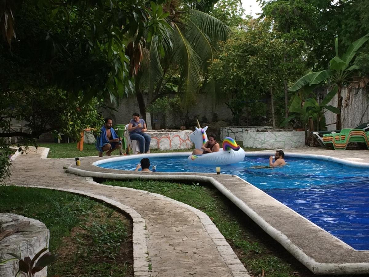Amigos Hostel Cozumel Bagian luar foto