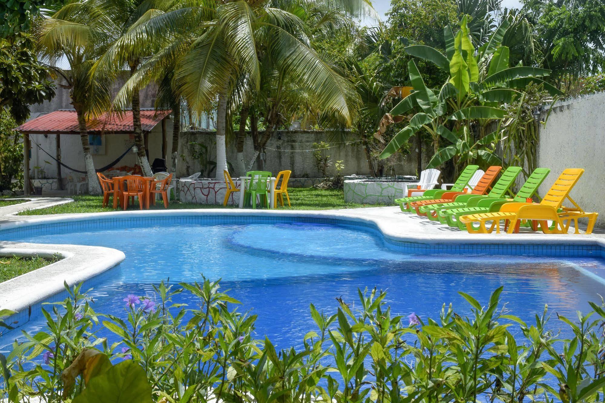 Amigos Hostel Cozumel Bagian luar foto